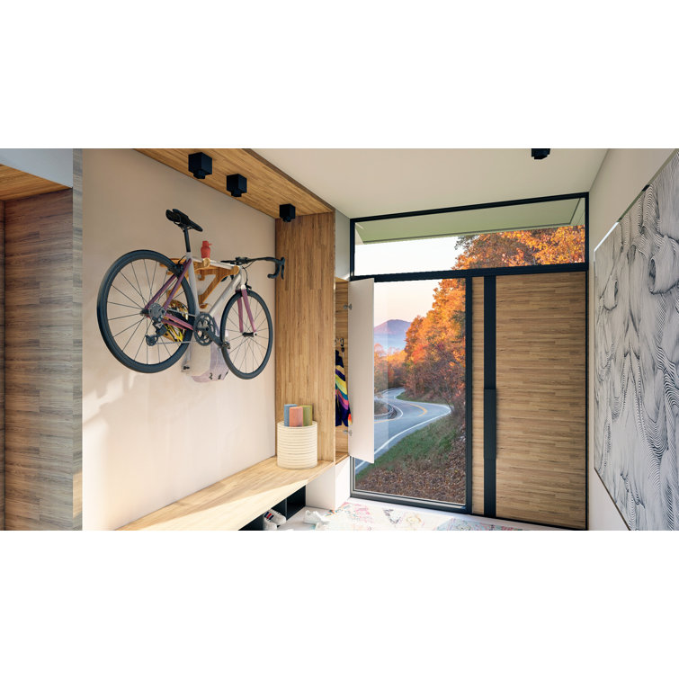 Wood wall mount online bike rack